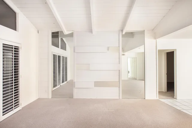 a view of front door