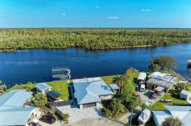 a view of a swimming pool with an ocean view