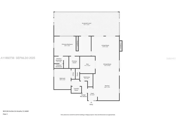 $3,500 | 9675 Southwest Anchor, Unit 9674, Arcadia, FL 34269