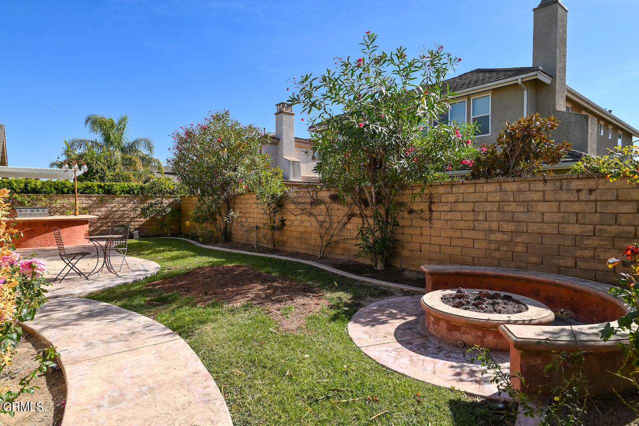 3716 E Park Camarillo, CA 93012 - Photo 28 of 29 a view of a backyard with plants and a fountain