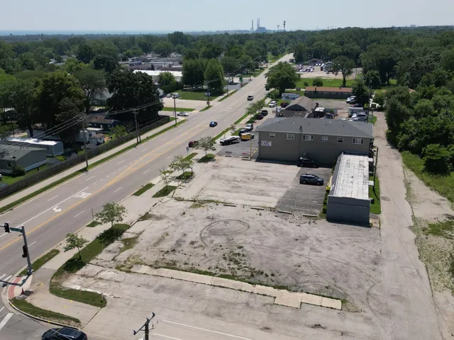 a view of a city from a terrace