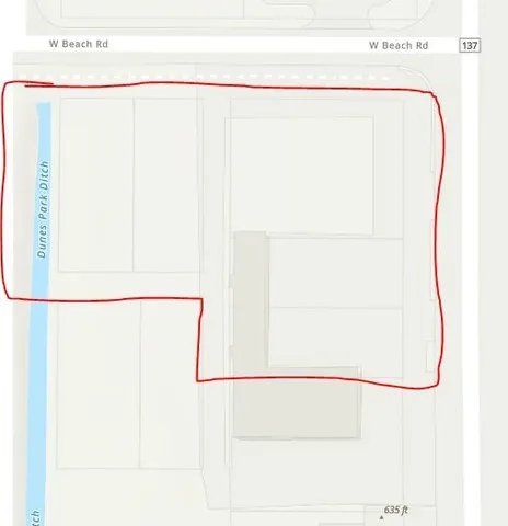 an aerial view of residential building with outdoor space