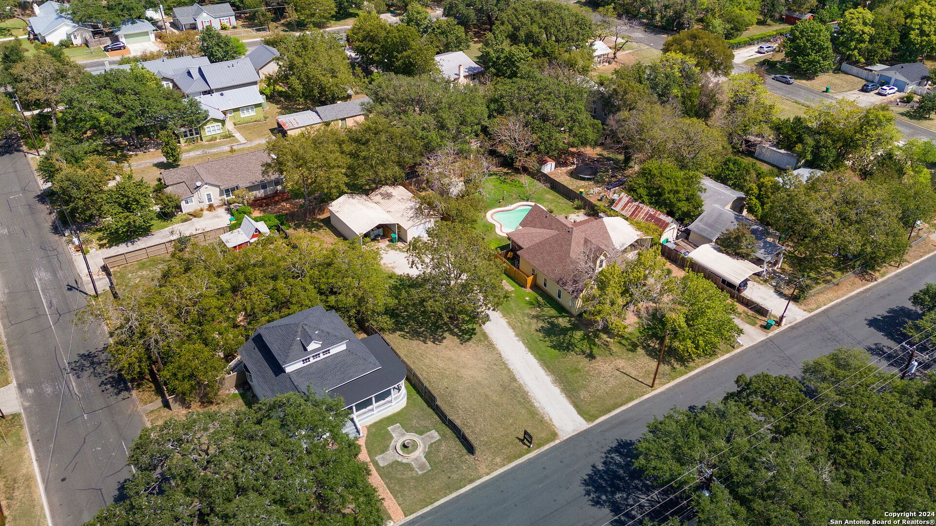 410 East Bandera Road Boerne, TX 78006 - Photo 8 of 17 an aerial view of residential houses with outdoor space