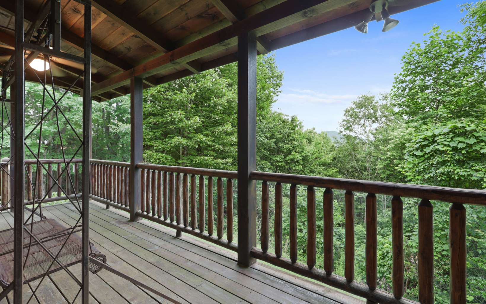 142 Abercrombie Road Suches, GA 30572 - Photo 18 of 29 a view of a wooden deck