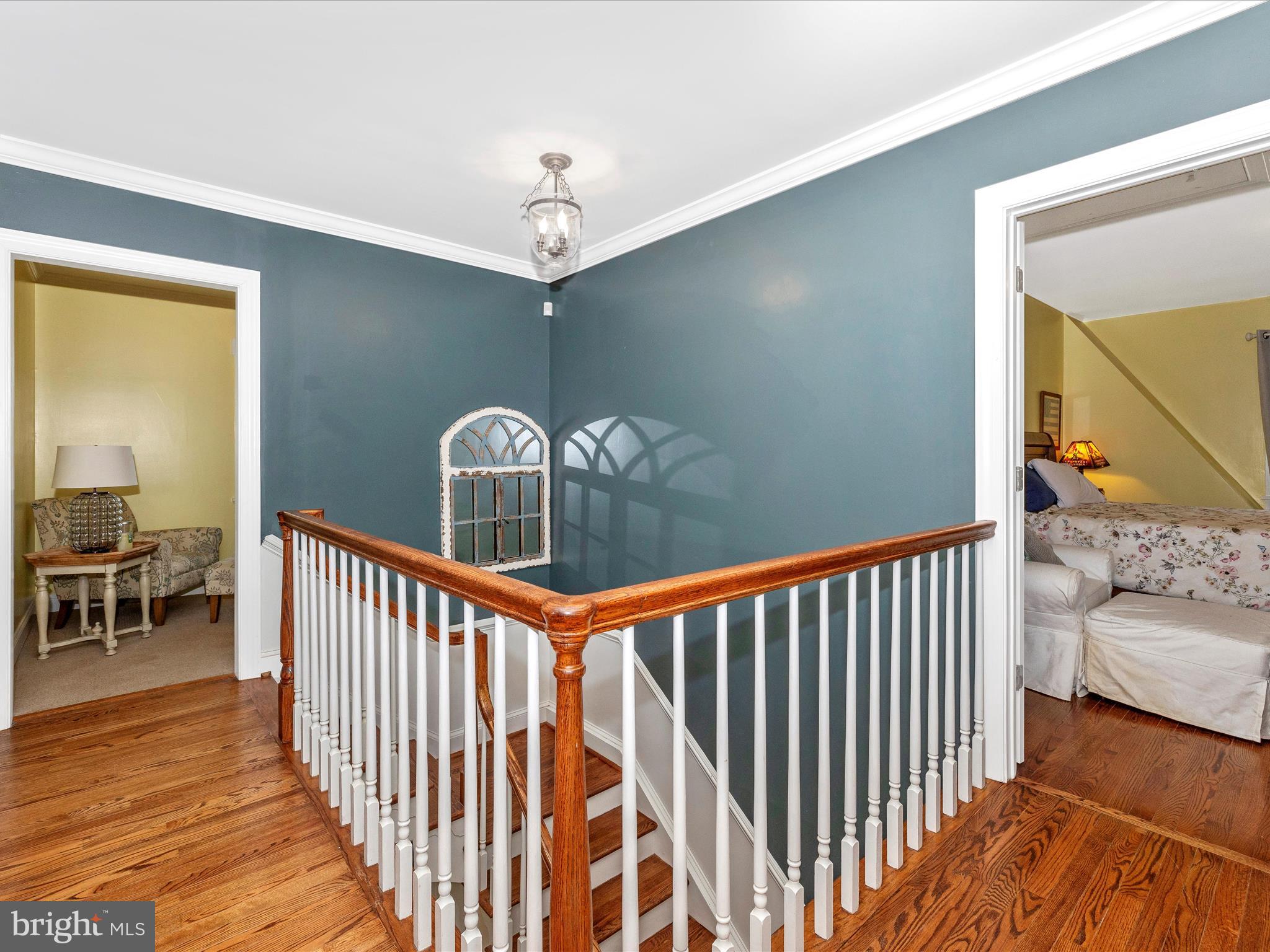 11516 Weller Road Monrovia, MD 21770 - Photo 42 of 56 Upstairs landing - gleaming hardwood floors