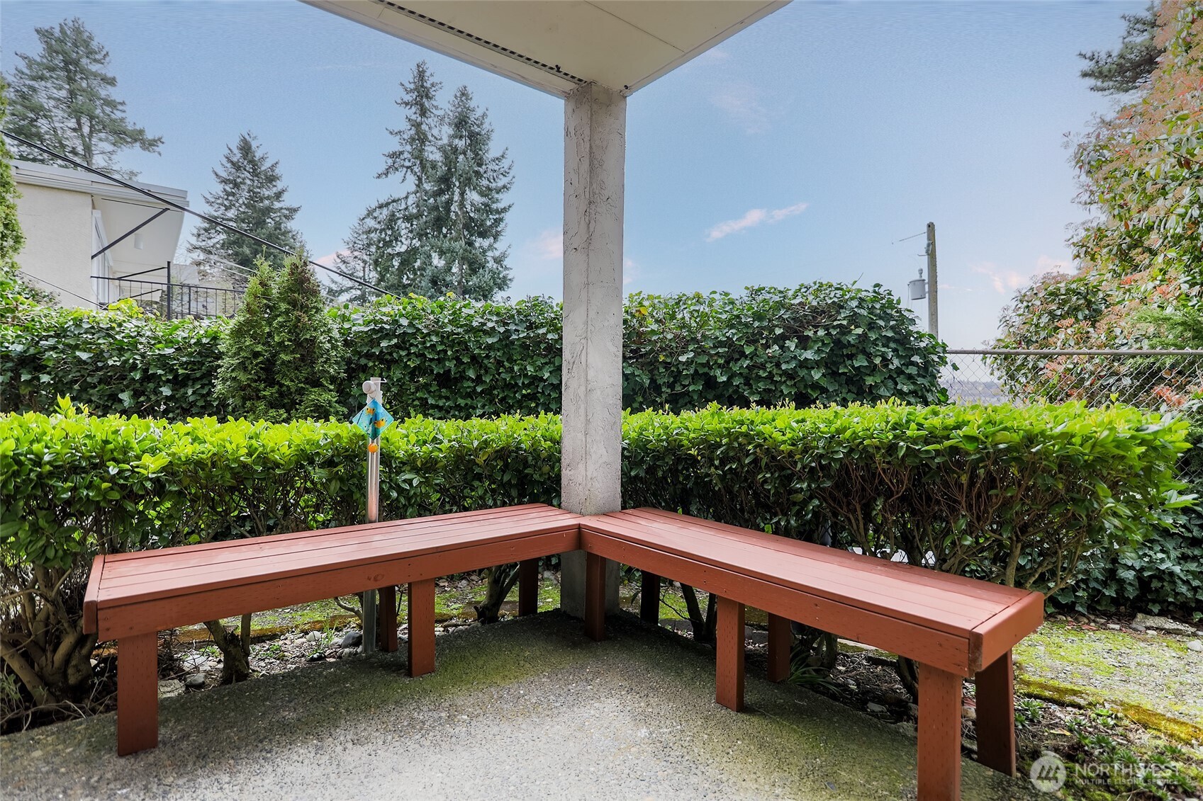 135 North 46th Street, Unit 101 Seattle, WA 98103 - Photo 15 of 30 a view of a two chairs in the patio