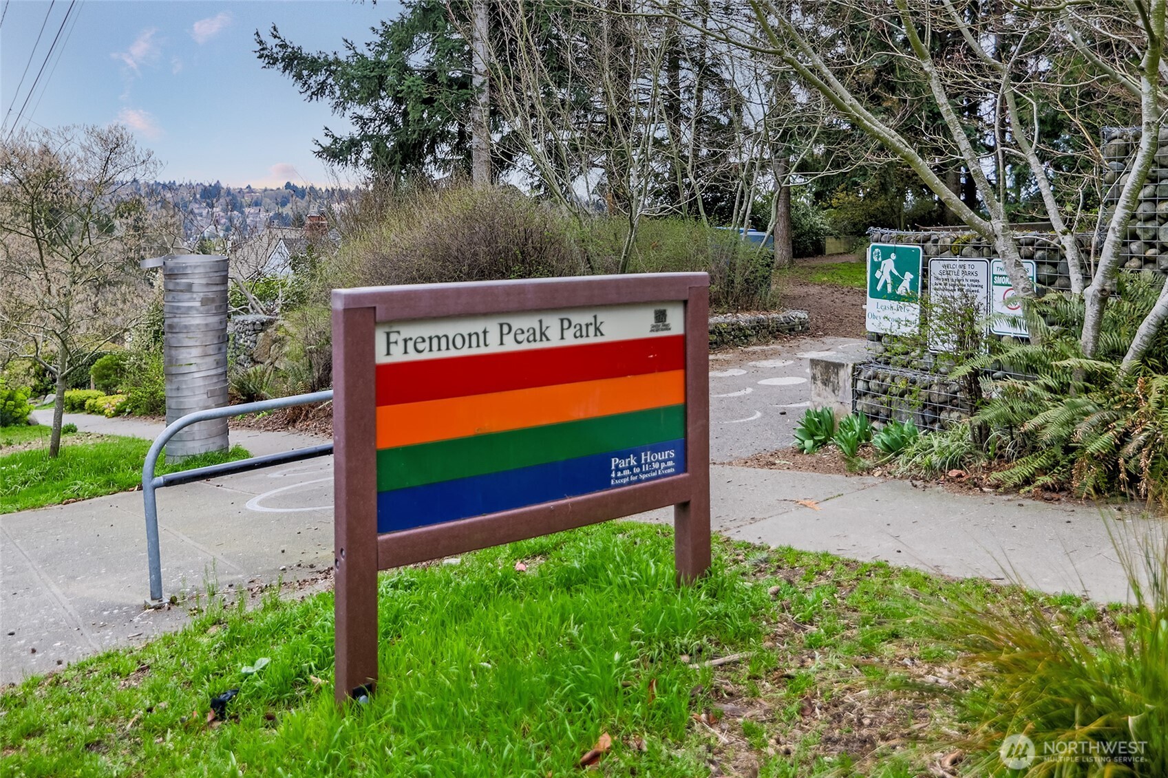 135 North 46th Street, Unit 101 Seattle, WA 98103 - Photo 26 of 30 a view of park with a bench