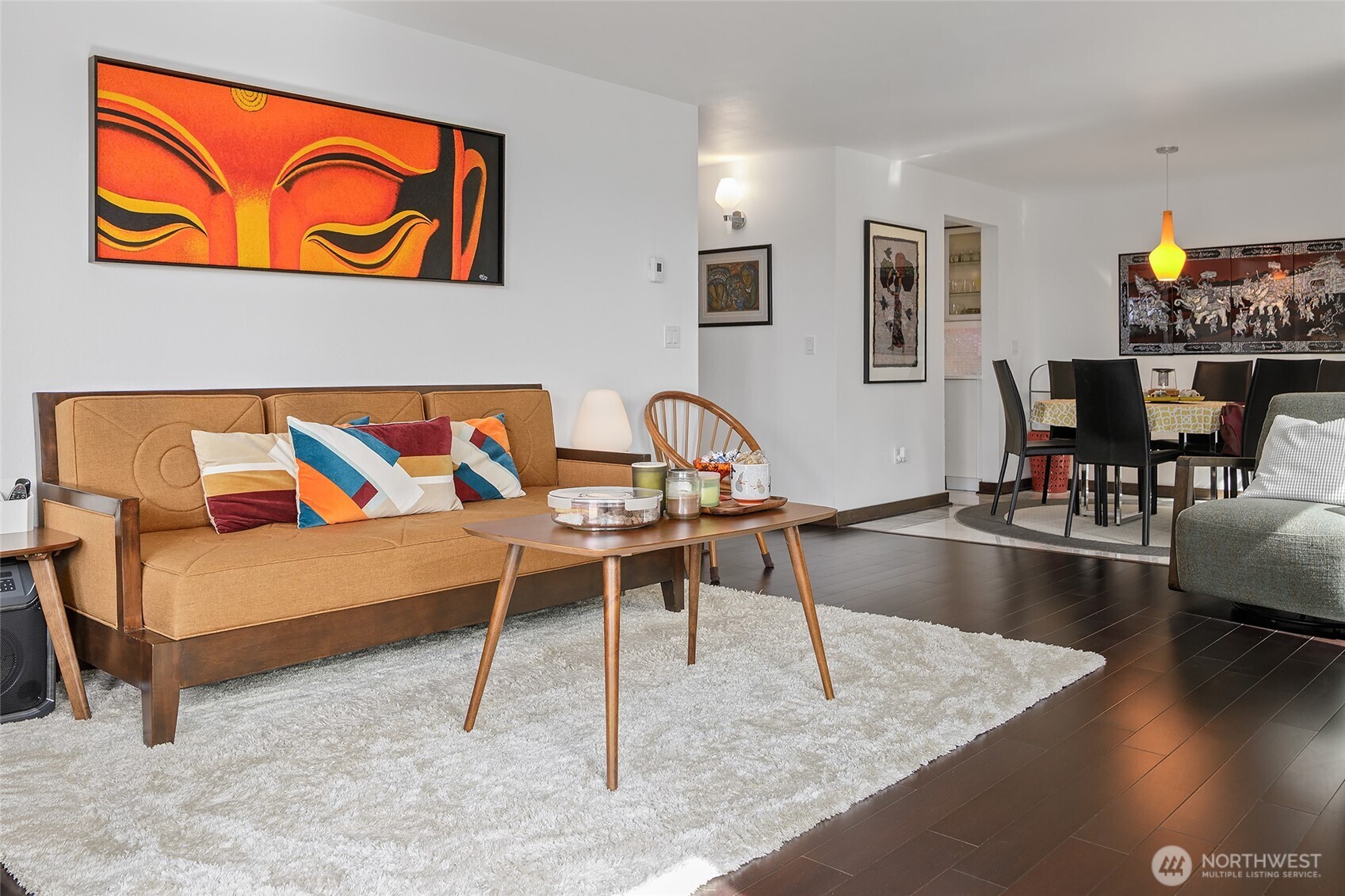 135 North 46th Street, Unit 101 Seattle, WA 98103 - Photo 9 of 30 a living room with furniture and a table