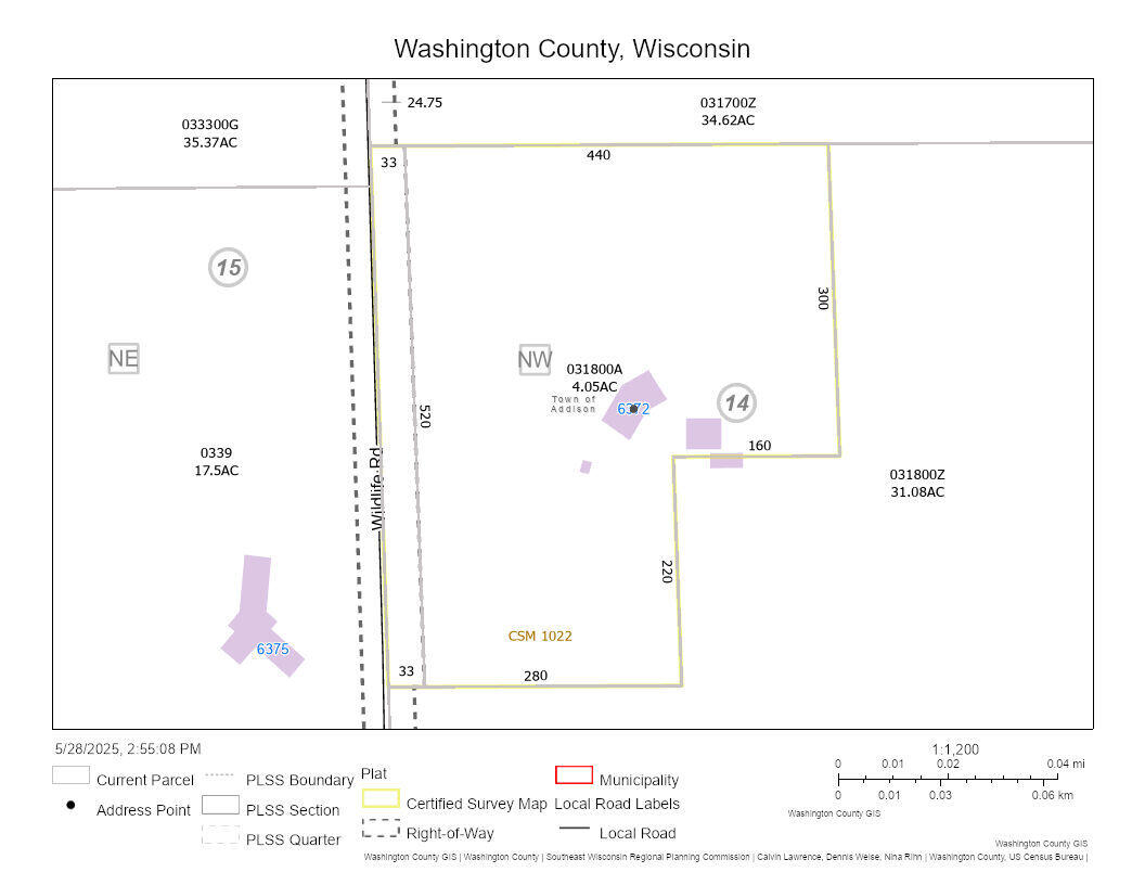 6372 Wildlife Road Addison, WI 53002 - Photo 16 of 36 GIS