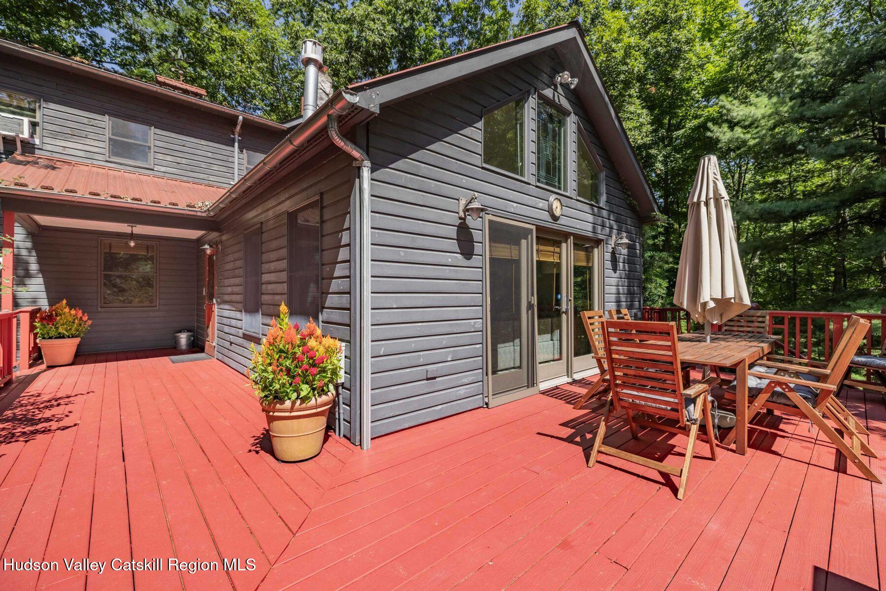125 Johnson Hill Road Kingston, NY 12401 - Photo 25 of 34 French Doors onto Spacious Deck