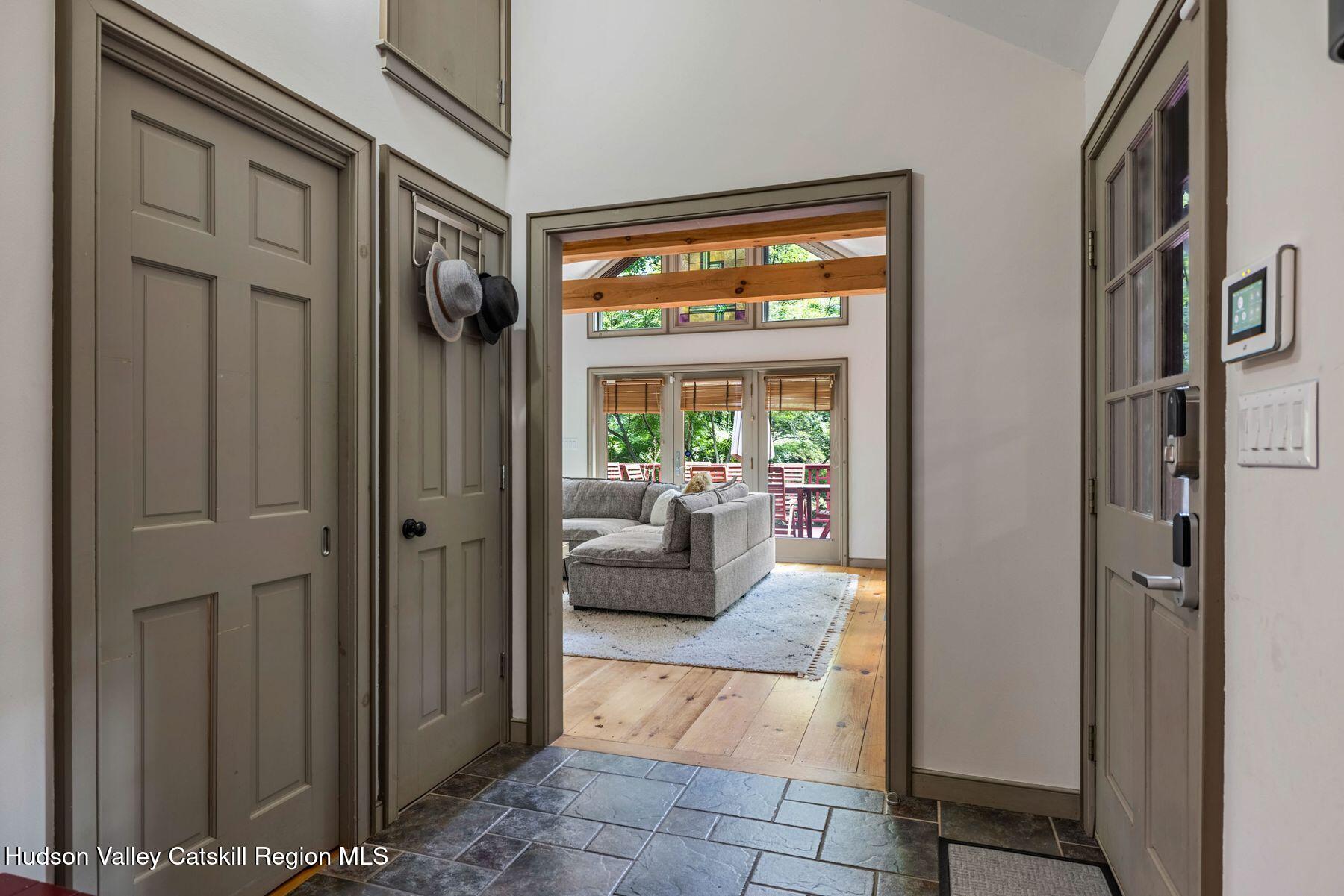 125 Johnson Hill Road Kingston, NY 12401 - Photo 5 of 34 Entry Hall with Slate Floor