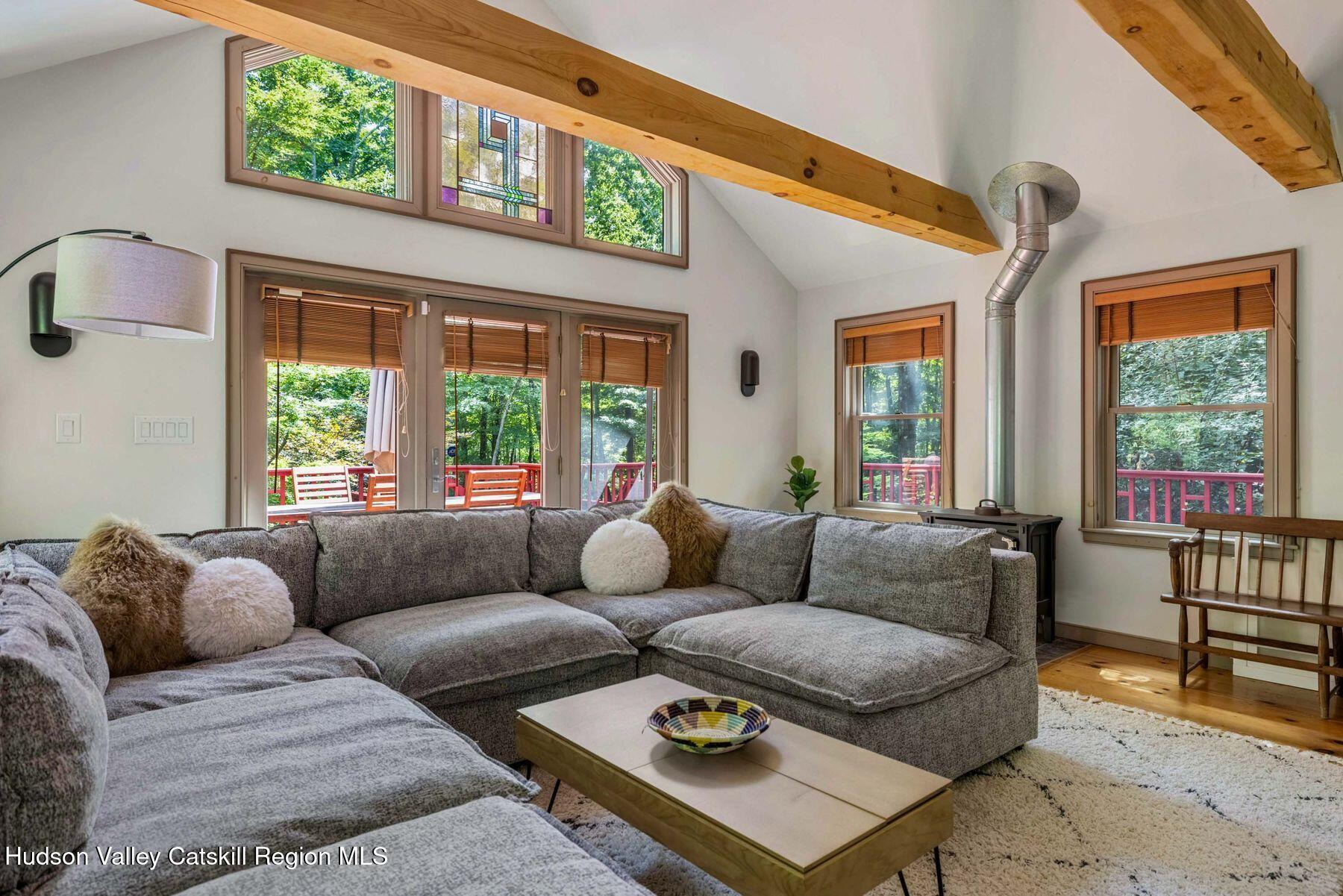 125 Johnson Hill Road Kingston, NY 12401 - Photo 7 of 34 Family Room with Wood Stove