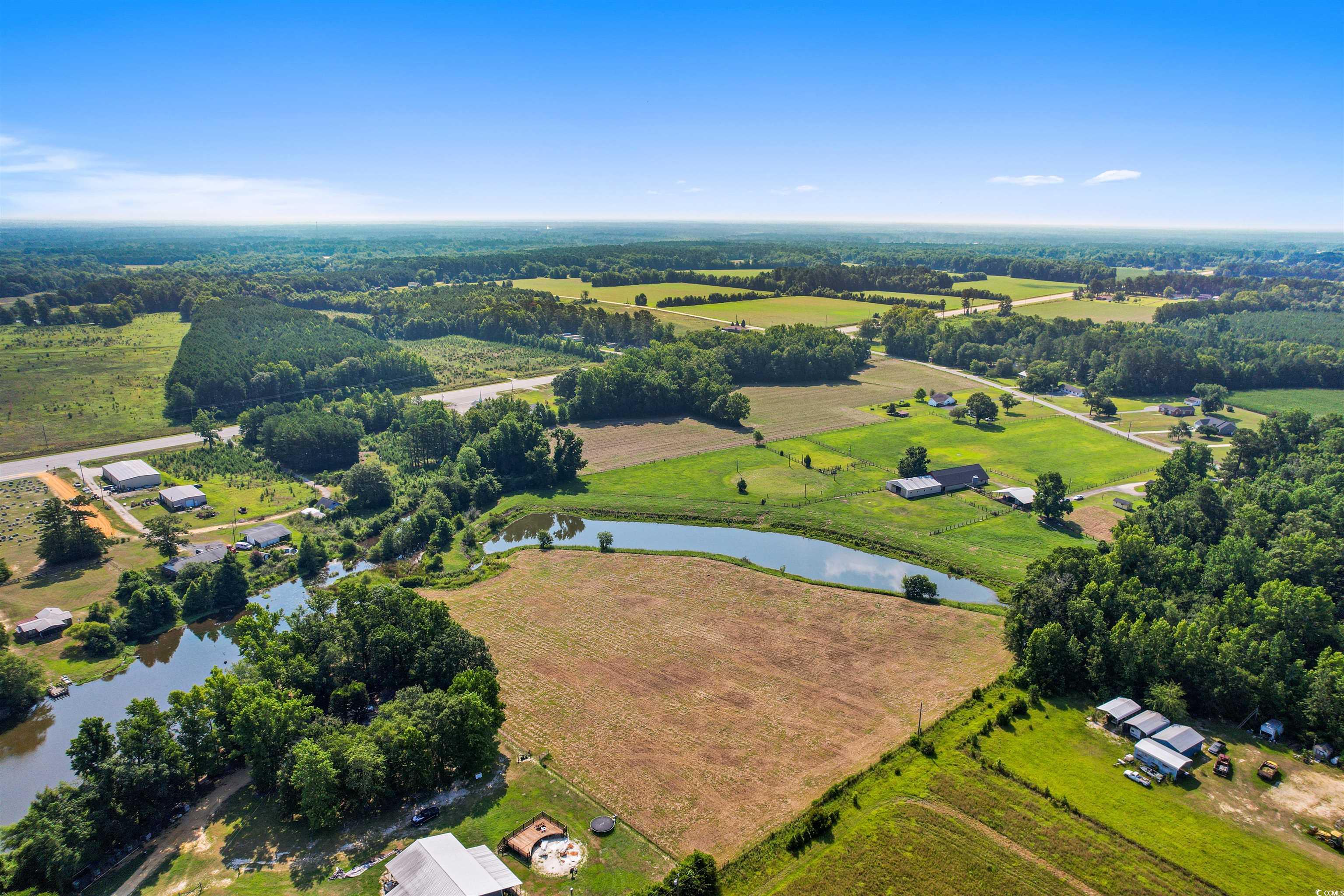 3101 Willow Creek Road Florence, SC 29505 - Photo 35 of 39 Drone / aerial view featuring a water view and a rural view