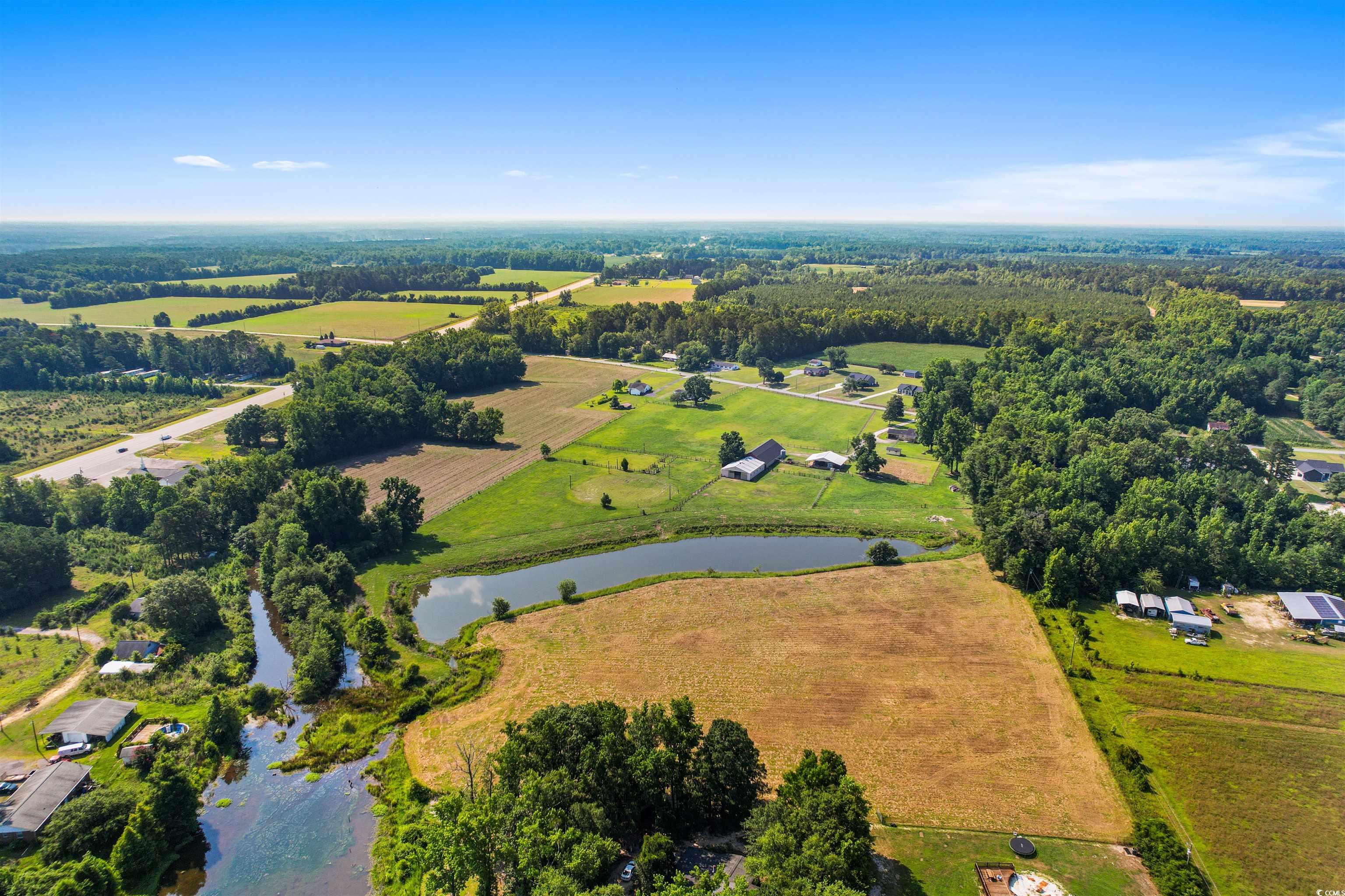 3101 Willow Creek Road Florence, SC 29505 - Photo 37 of 39 Drone / aerial view with a water view and a rural view