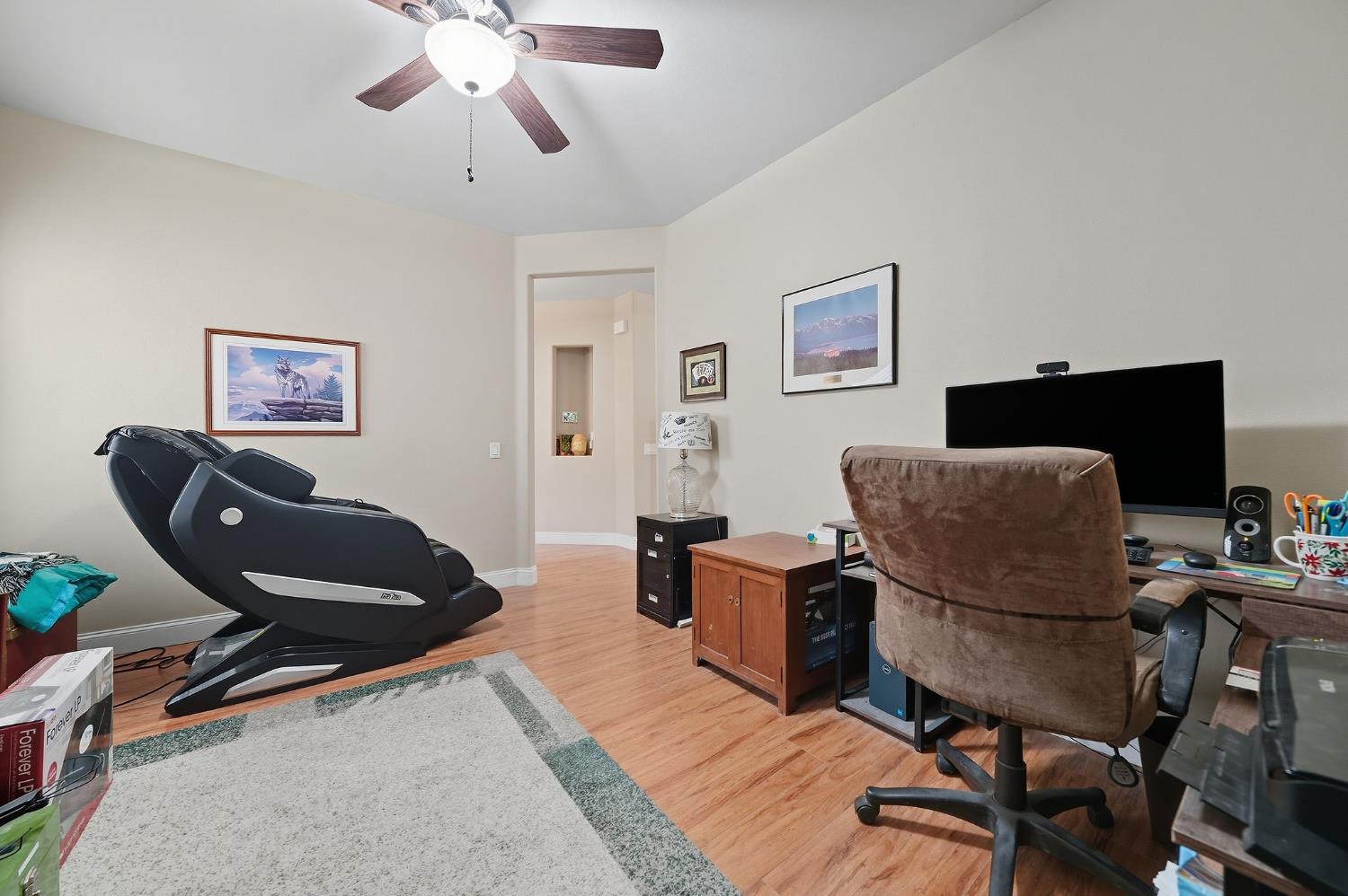 3109 Dunn Road Valley Springs, CA 95252 - Photo 62 of 62 a living room with furniture and a flat screen tv