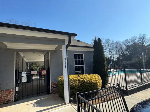 a view of a balcony with outdoor space