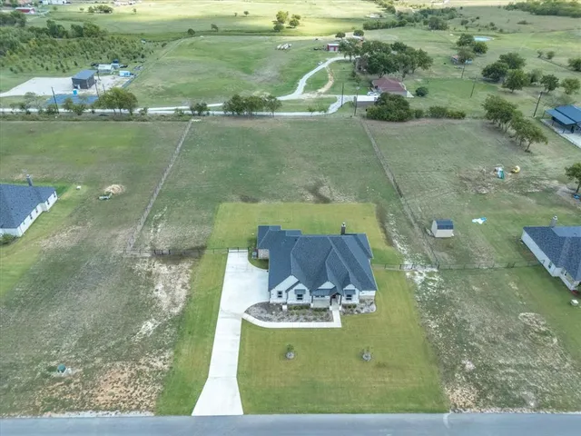 a view of a lake from a yard
