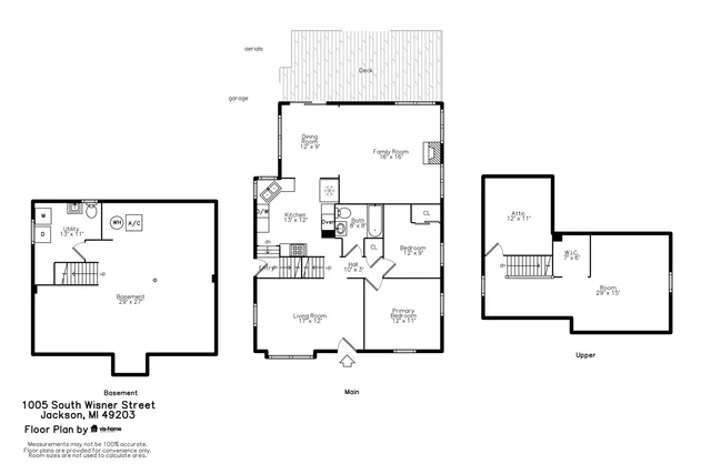 $229,900 | 1005 South Wisner Street, Jackson, MI 49203