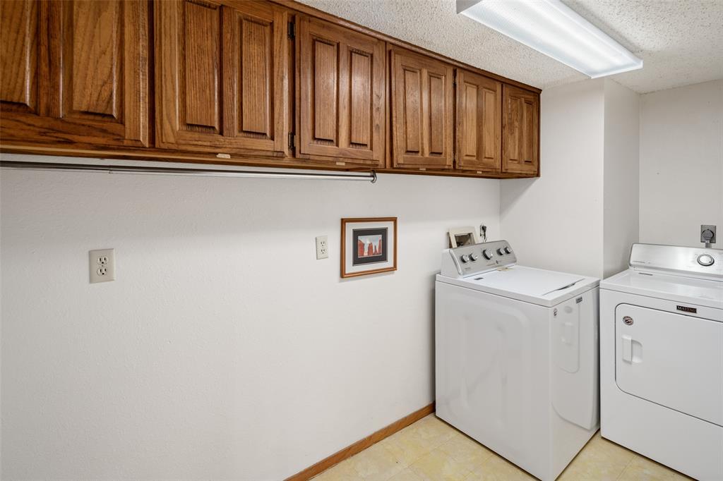 1251 Jim Cannon Road Van Alstyne, TX 75495 - Photo 10 of 31 a utility room with dryer and washer