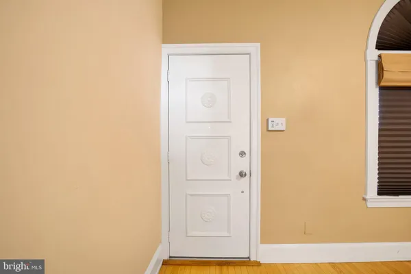 a view of front door
