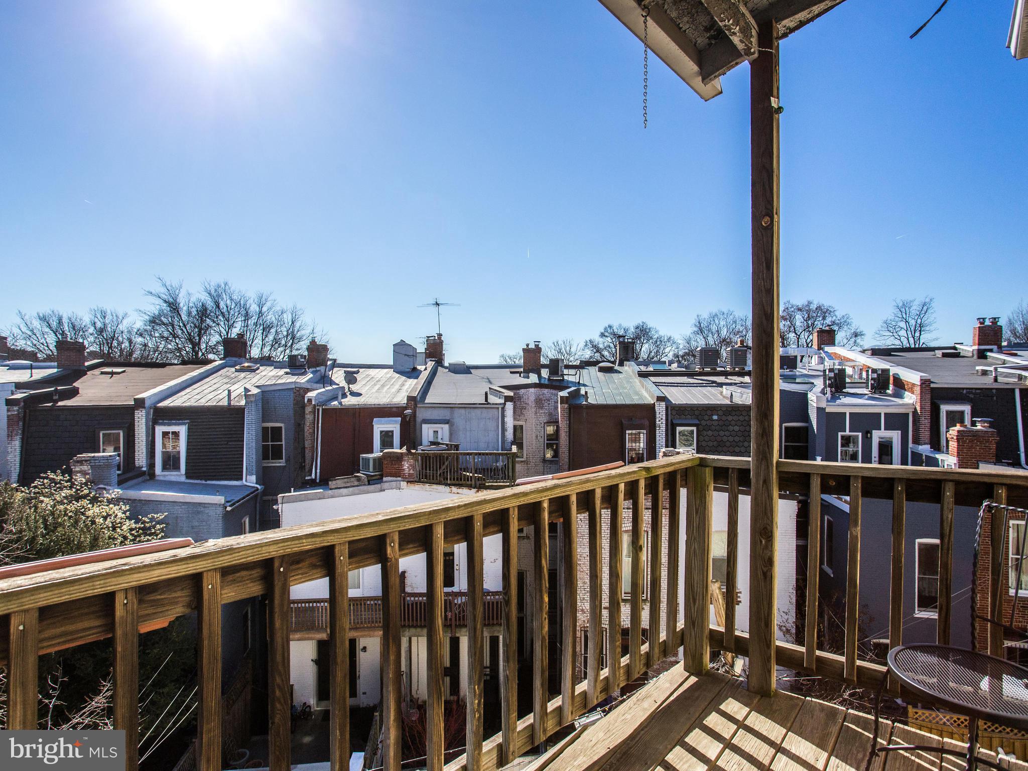 1954 Calvert Street Northwest Washington, DC 20009 - Photo 23 of 28 a view of city from a balcony