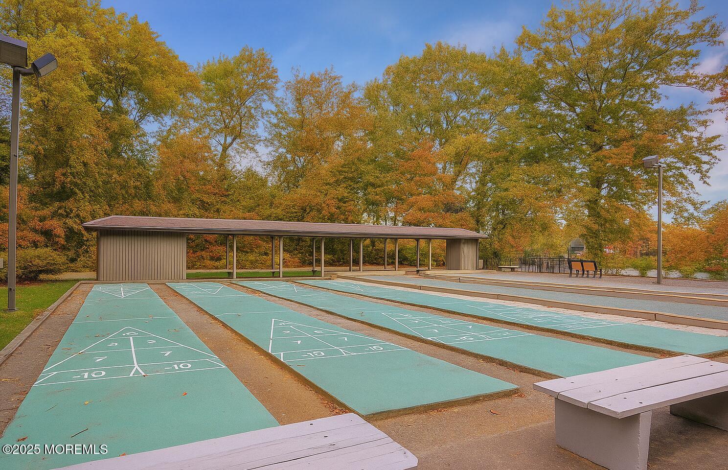 40 Ellsworth Court Red Bank, NJ 07701 - Photo 29 of 30 a view of a tennis ground with large trees