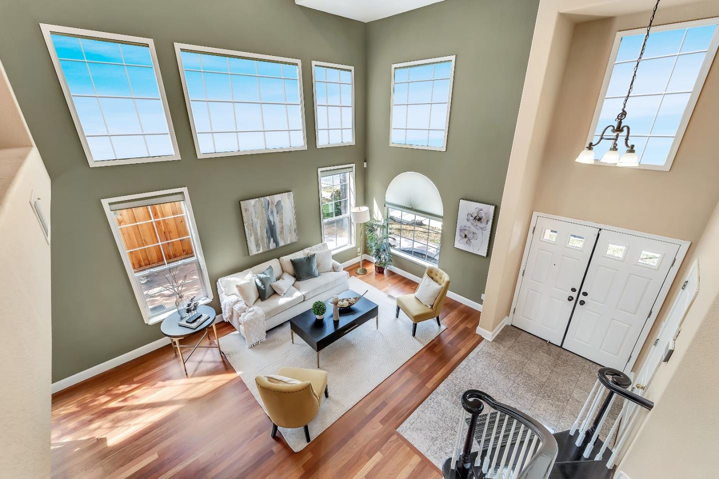 348 Riesling Court Fremont, CA 94539 - Photo 4 of 19 a living room with furniture and a floor to ceiling window