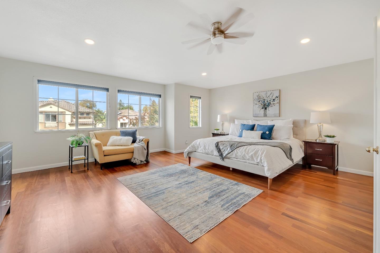 348 Riesling Court Fremont, CA 94539 - Photo 9 of 19 a bedroom with a bed and a table