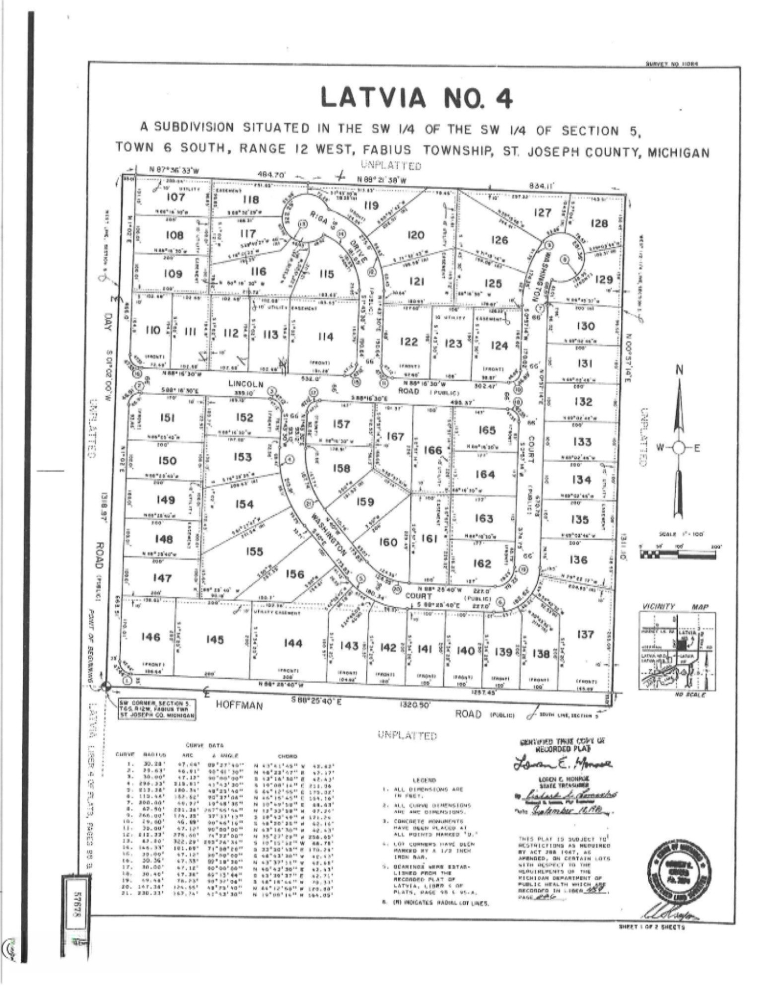 Three Rivers Mi 49093 Drive Three Rivers, MI 49093 - Photo 2 of 2 Plat