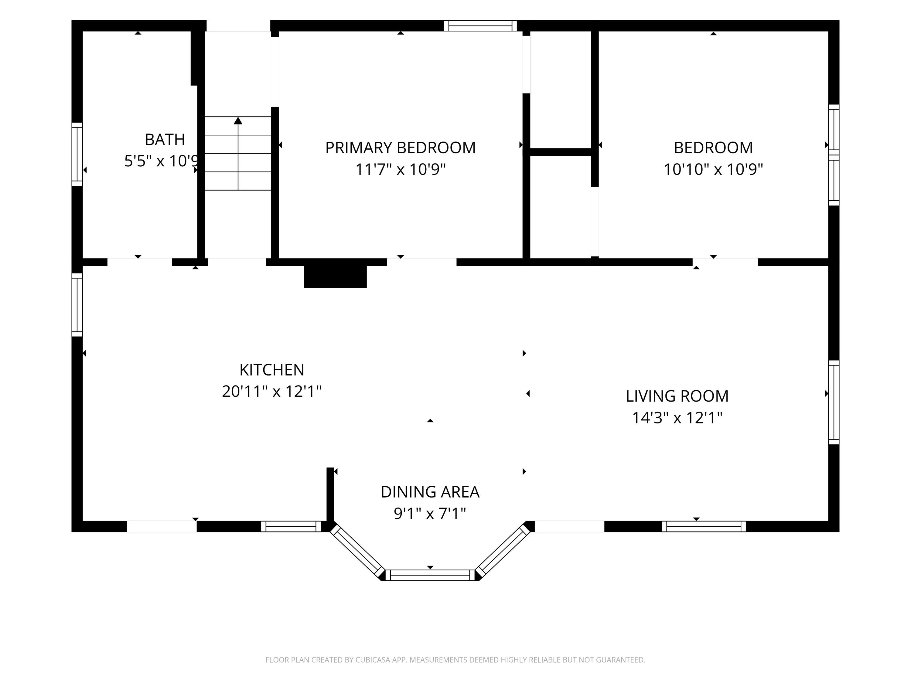 1713 Jackson Street Two Rivers, WI 54241 - Photo 21 of 23 2D Floor Plan for 1713 Jackson Street