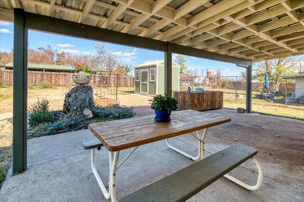 a view of a furniture in wooden floor