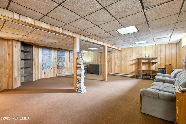 a view of a livingroom with furniture