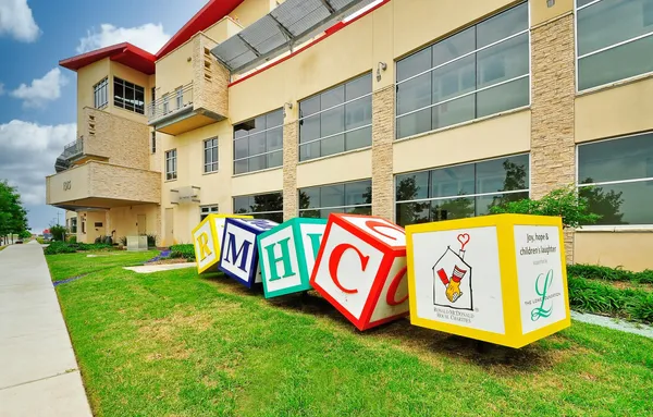 a view of building with garden