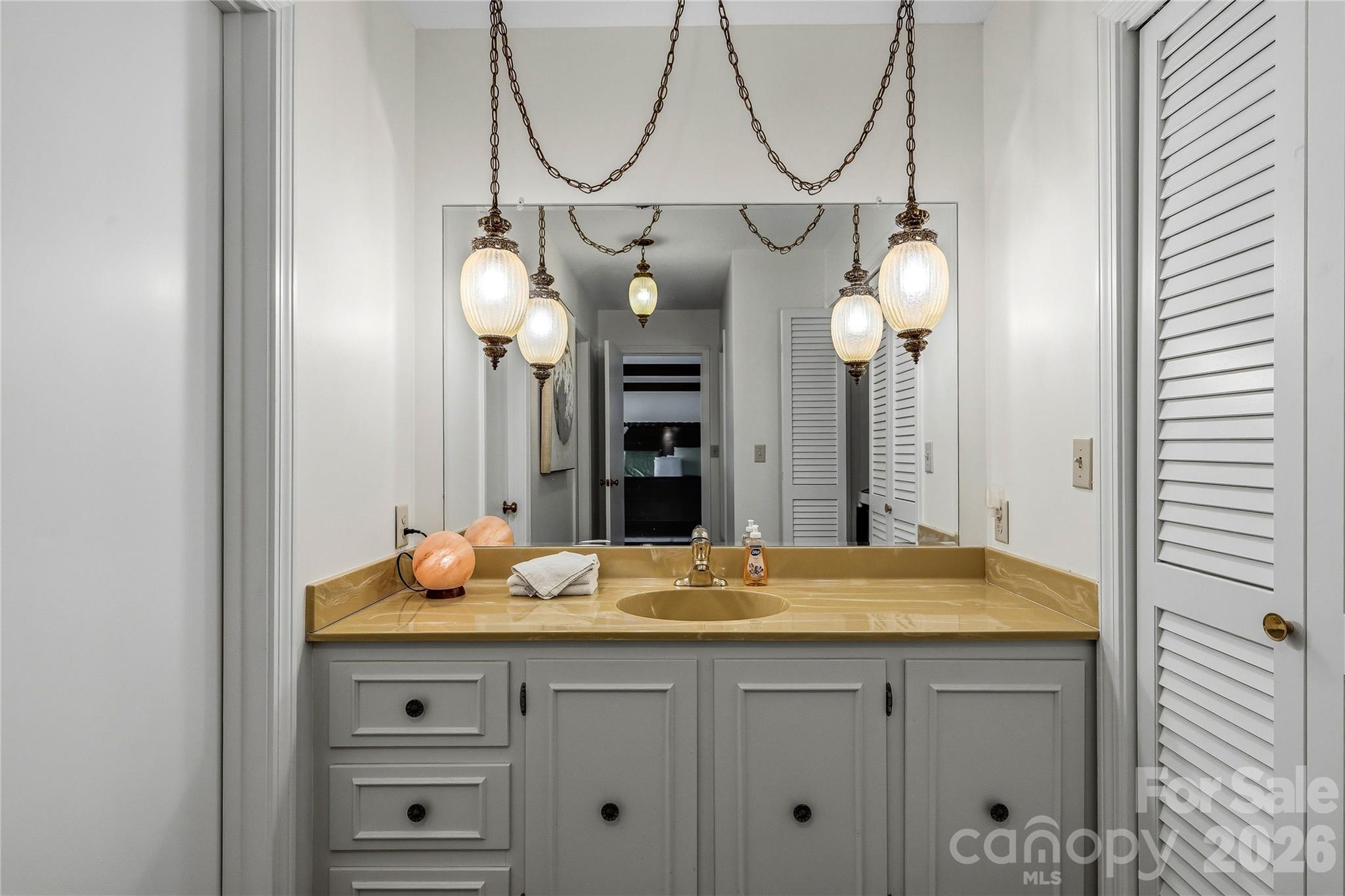 910 Rutledge Annex Hendersonville, NC 28739 - Photo 16 of 45 a bathroom with a sink and a mirror