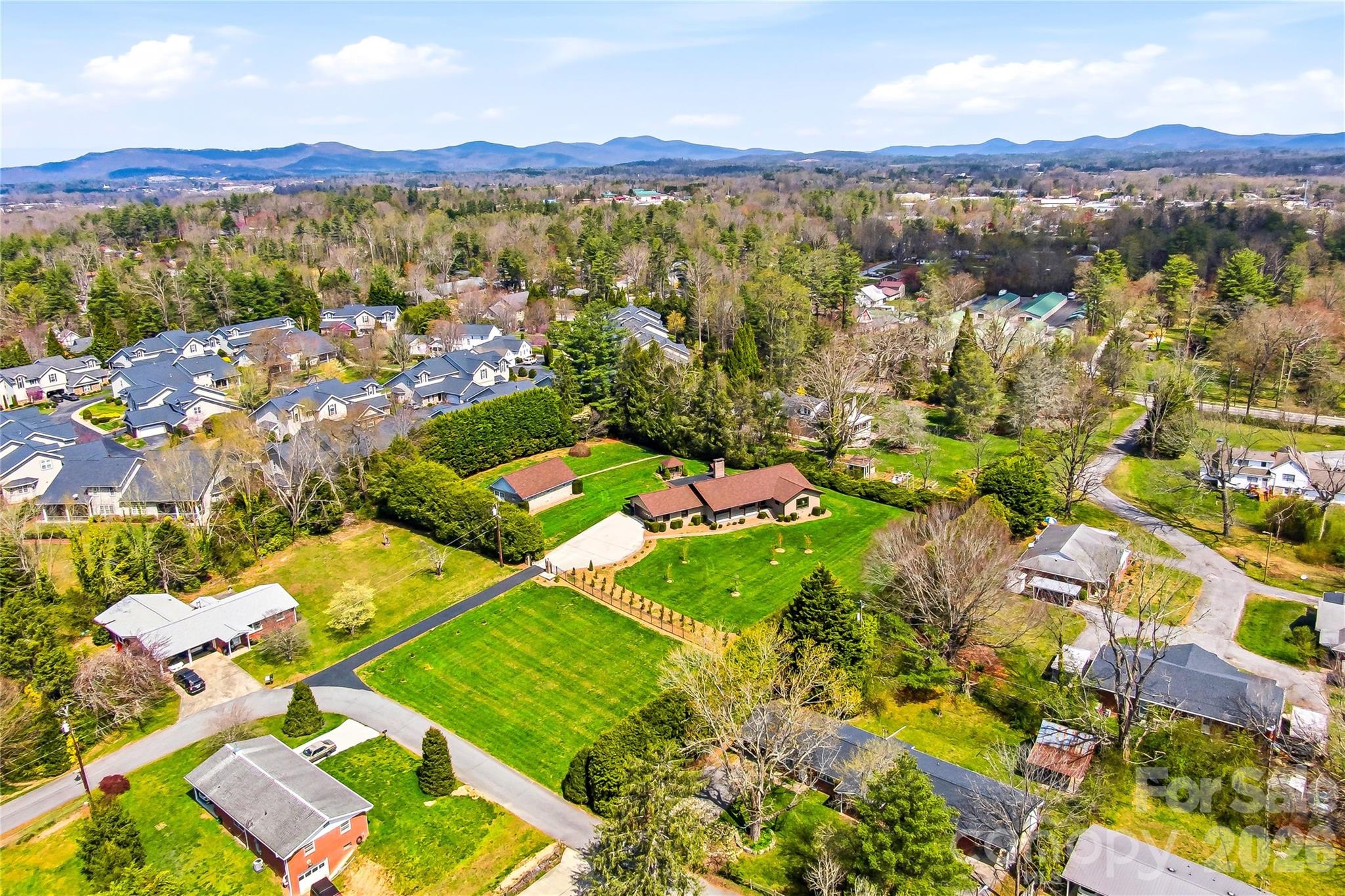 910 Rutledge Annex Hendersonville, NC 28739 - Photo 44 of 45 a view of a city with mountains in the background