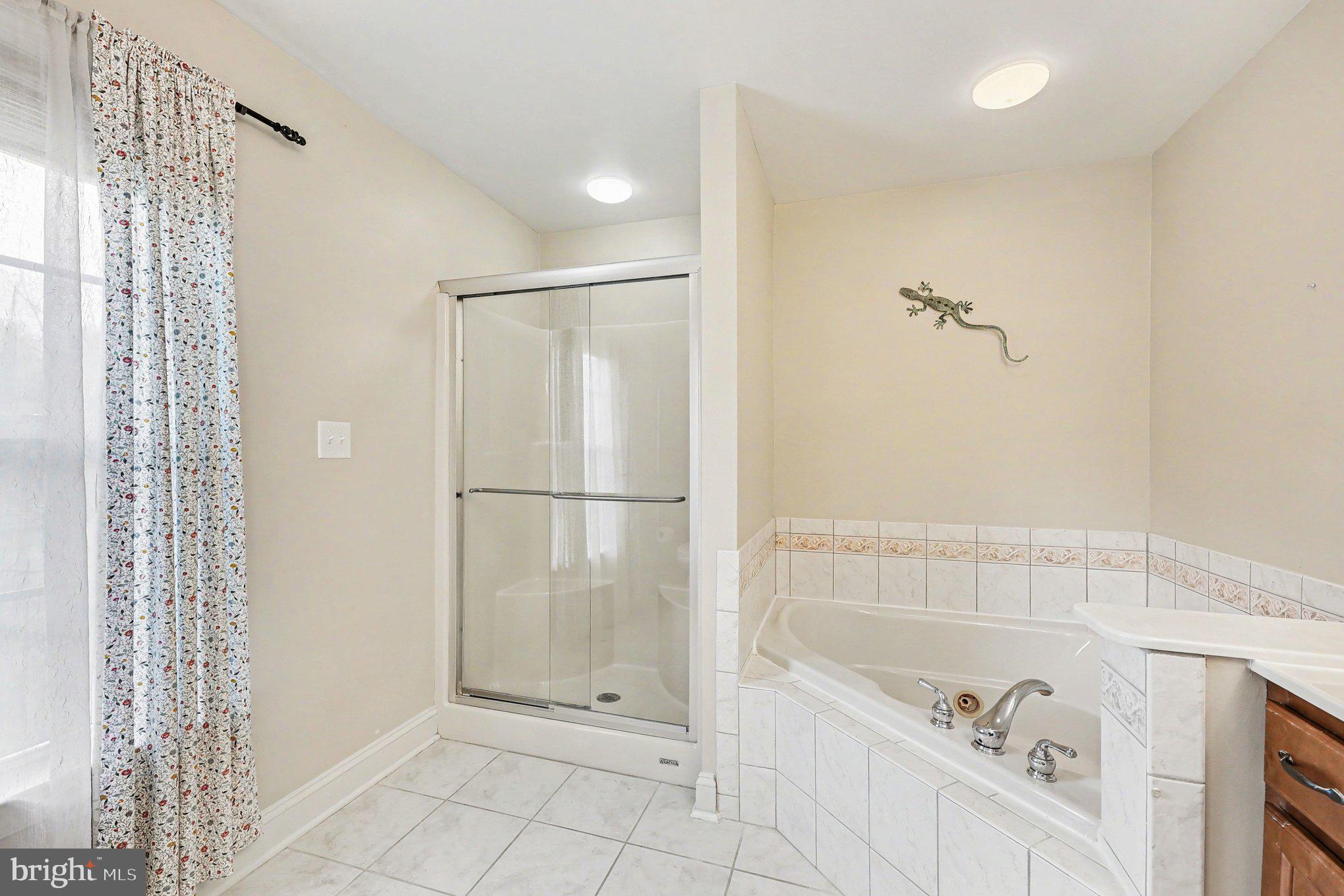 1564 Perry Road Winchester, VA 22602 - Photo 26 of 42 a bathroom with a bathtub and a shower