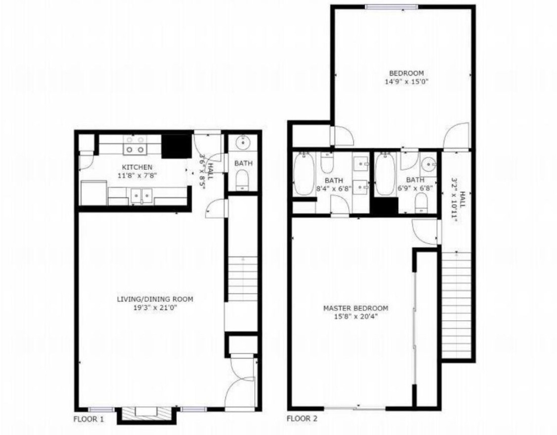 3800 Tanglewilde Street West, Unit 806 Houston, TX 77063 - Photo 12 of 12 a picture of a floor plan