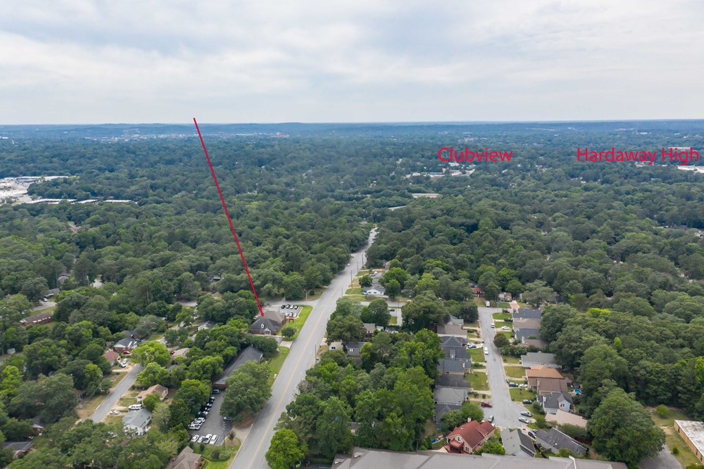 3612 Edgewood Road Columbus, GA 31907 - Photo 24 of 29 an aerial view of a houses with a yard and mountain