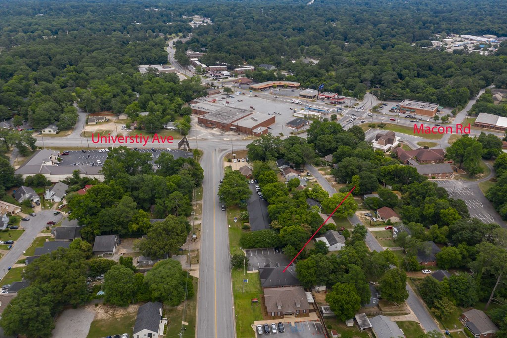 3612 Edgewood Road Columbus, GA 31907 - Photo 26 of 29 an aerial view of residential house with outdoor space and trees all around
