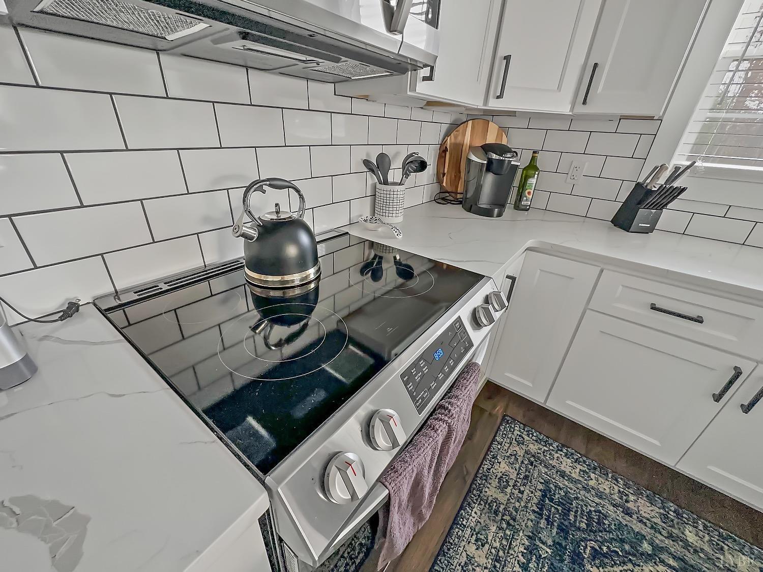 875 Lynbrook Road Rustburg, VA 24588 - Photo 8 of 27 a kitchen with a stove and cabinets