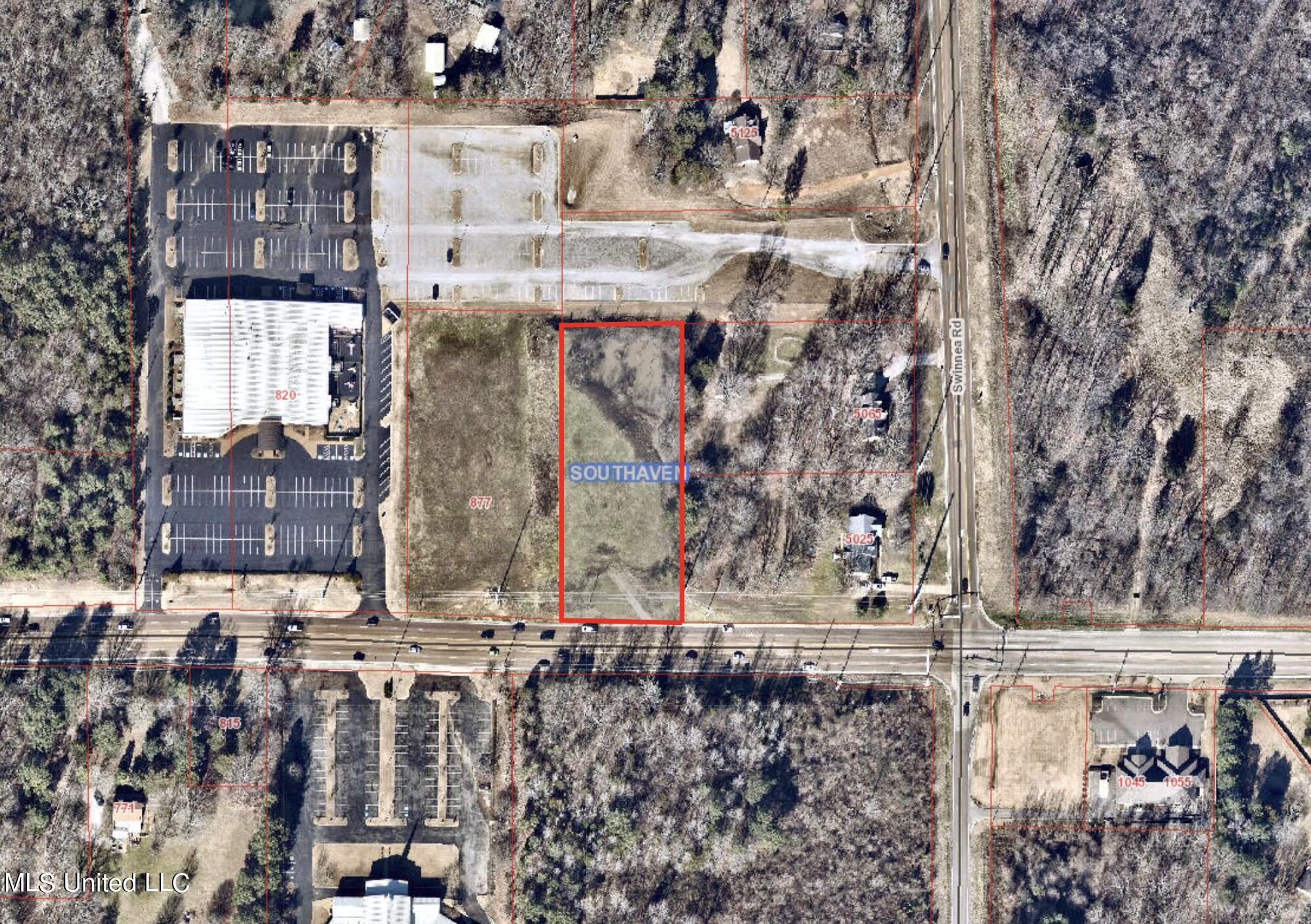 0 Church Road East Southaven, MS 38671 - Photo 10 of 11 GIS Aerial view