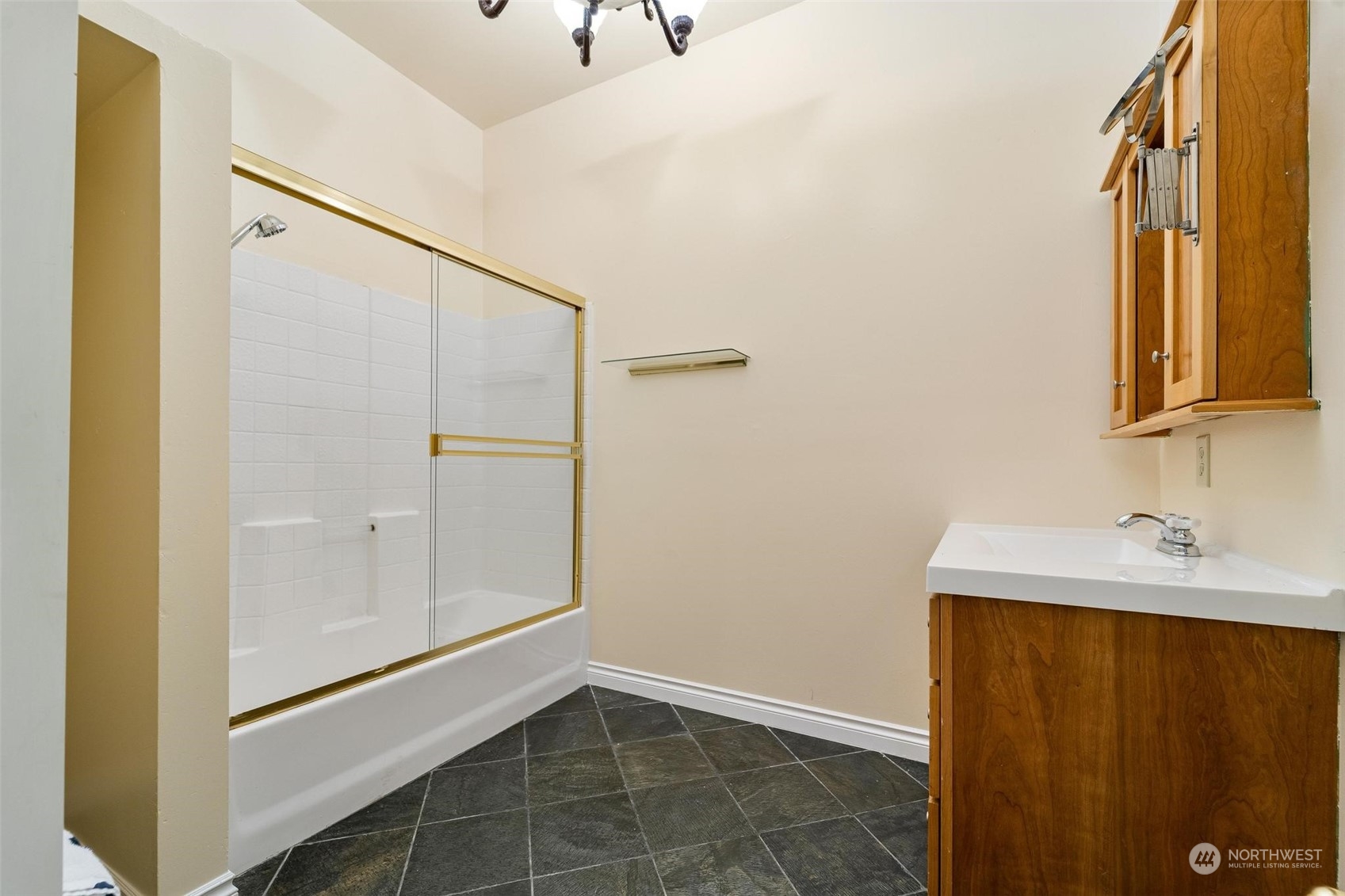 23220 49th Avenue Southeast Bothell, WA 98021 - Photo 6 of 40 a bathroom with a sink and a mirror