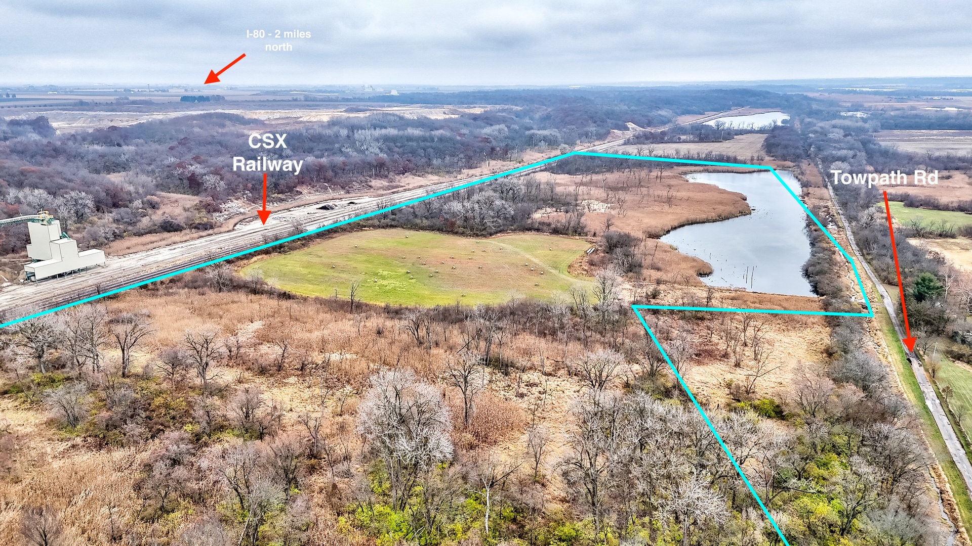 0 Towpath Road Utica, IL 61373 - Photo 2 of 8 a view of a swimming pool and an outdoor space