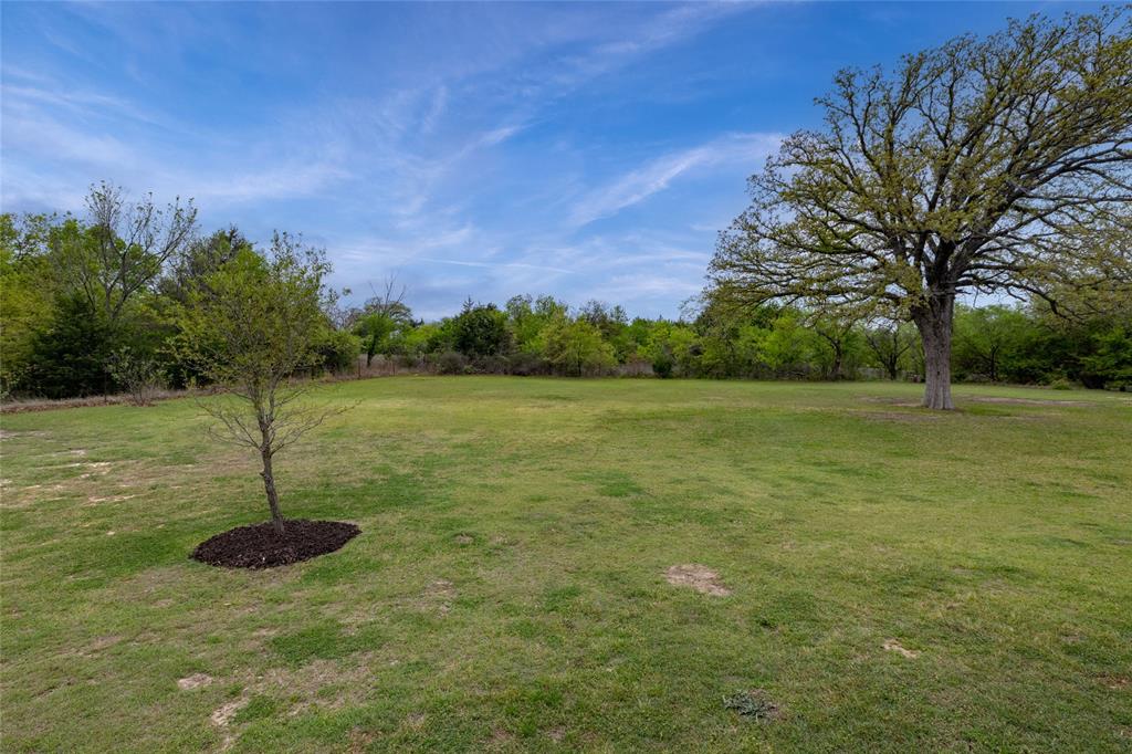 208 Ellis Creek Drive Weatherford, TX 76085 - Photo 33 of 40 a backyard of a house with lots of green space