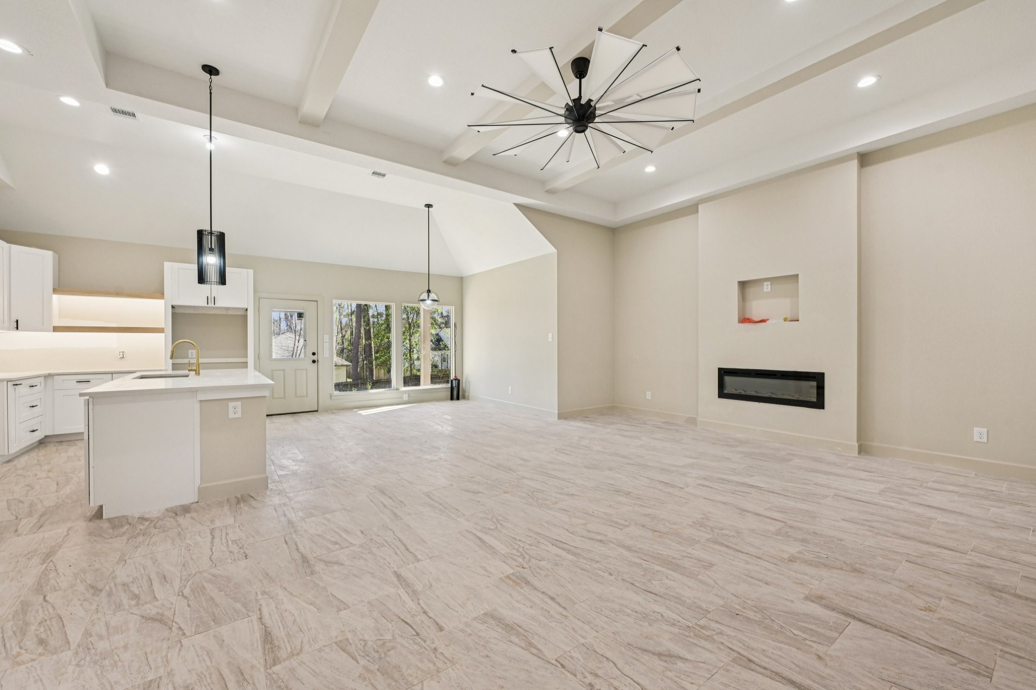 15132 Coaltown Road Willis, TX 77378 - Photo 9 of 30 a large room with kitchen view and living room view