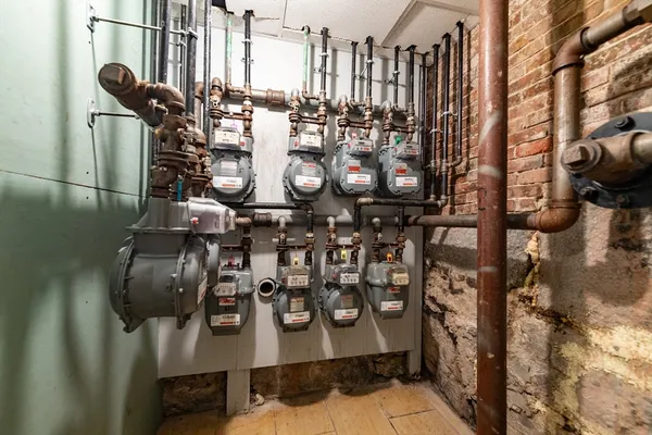 a view of water heater room