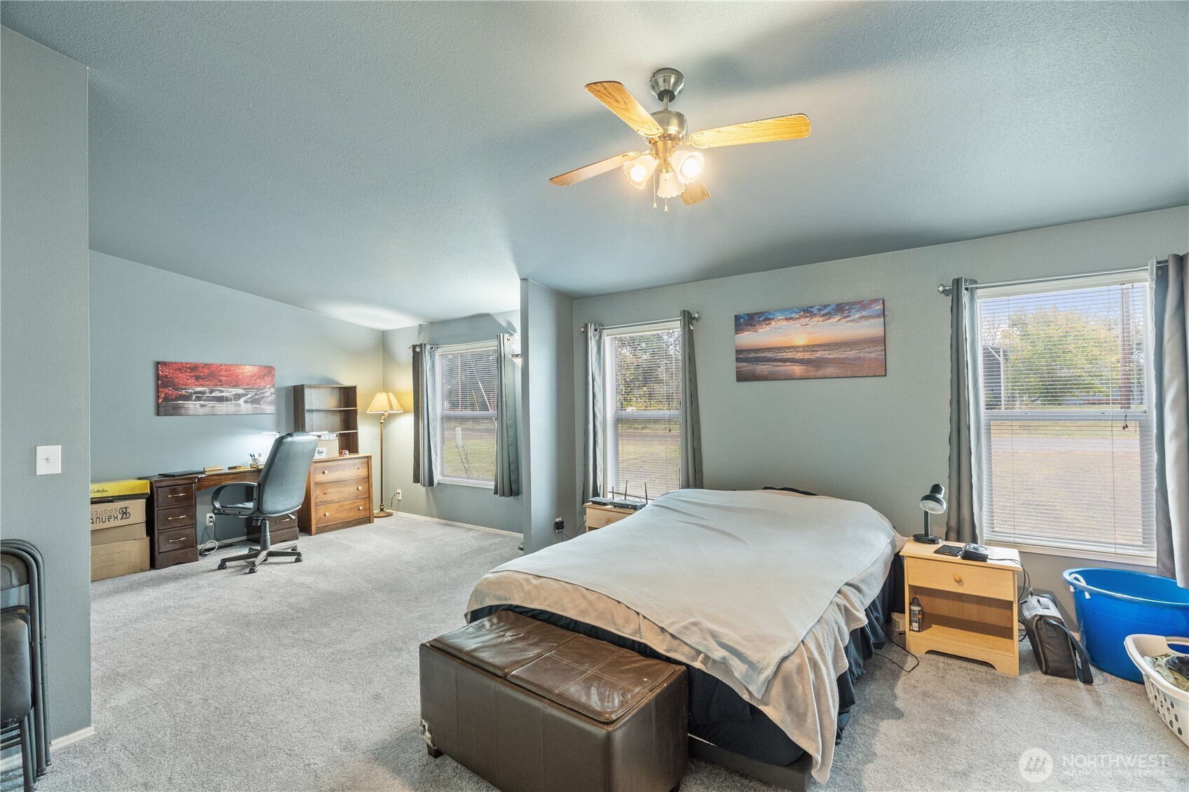 1614 West Martin Street Elma, WA 98541 - Photo 24 of 38 a bedroom with a bed and furniture