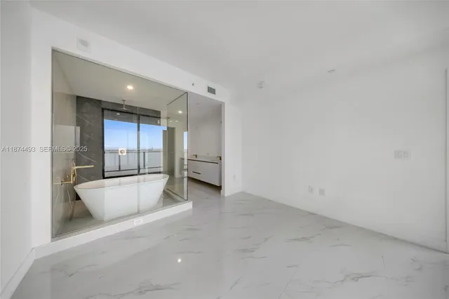 a view of ocean and city