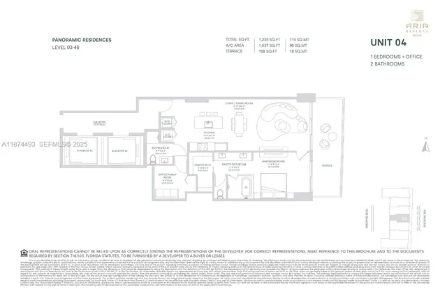 $5,700 | 700 Northeast 24th Street, Unit 2704, Miami, FL 33137