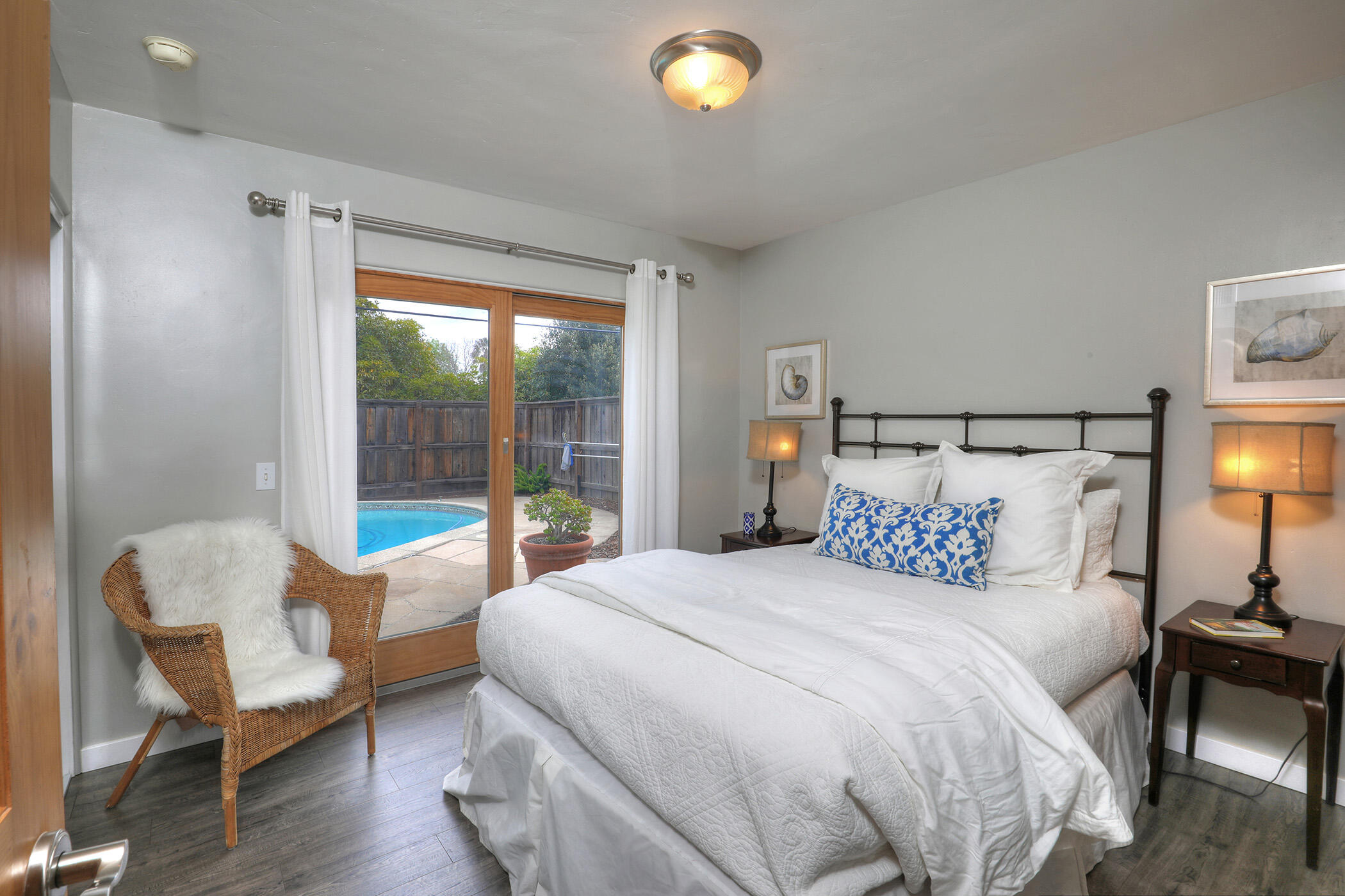 570 Amherst Drive Goleta, CA 93117 - Photo 15 of 31 a bedroom with a bed and a lamp